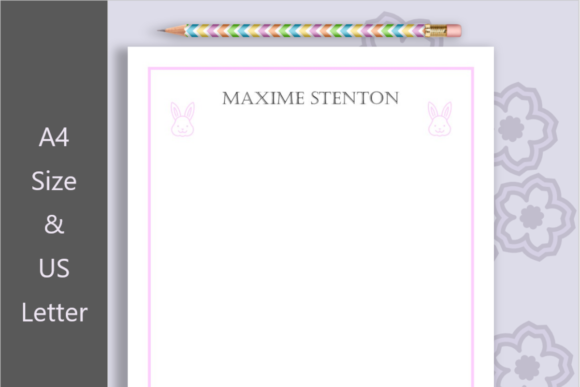 Download Letterhead Template, Easter Stationary - Template Collection