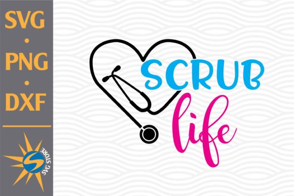 Download Scrub Life Heart Stethoscope - Scrub Collection