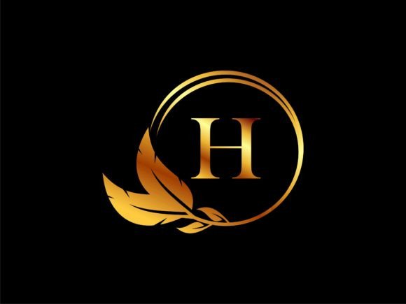 Download Golden Floral with Initial H Logo Design - Logo Collection