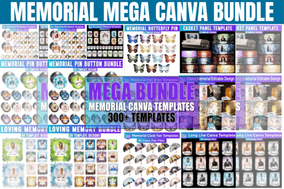 Download Memorial Mega Bundle Canva Template - Premium Resources