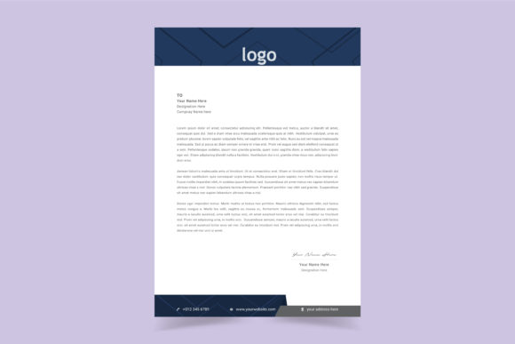 Download Simple Creative Letter Head Template - Template Collection