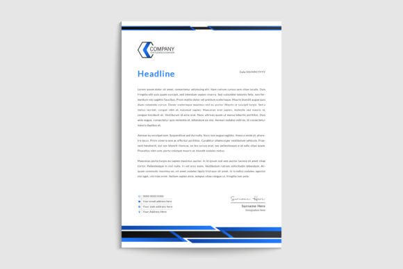 Download Creative Modern Letter Head Template - Template Collection