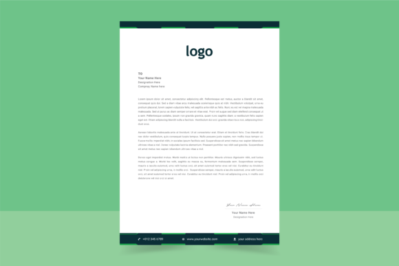 Download Business Style Letter Head Template - Template Collection