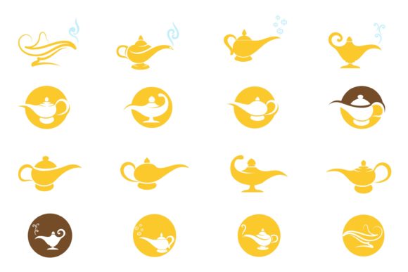 Download Magic Lamp Logo and Symbol Vector - Logo Collection