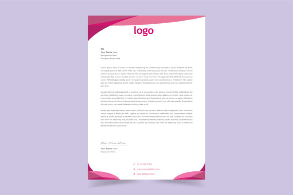 Download Letter Head Template Design - Template Collection