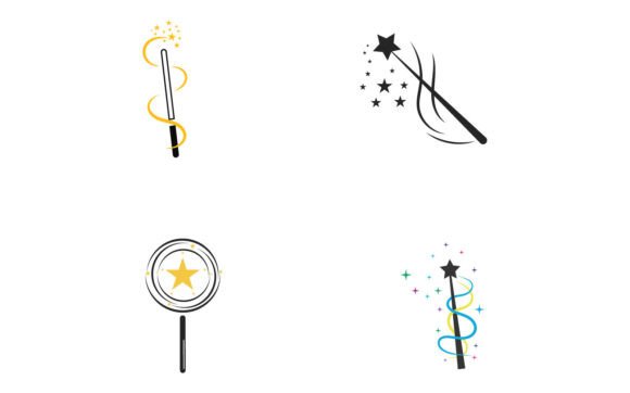 Download Vector Magic Wand Logo Icon - Logo Collection
