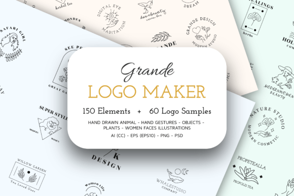 Download 150 Elements Elegant Branding Logo Maker - Logo Collection