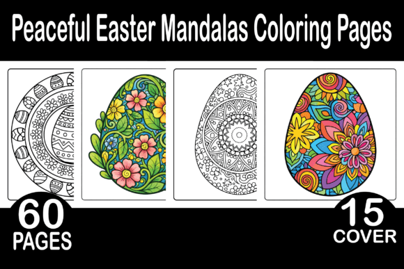 Download Peaceful Easter Mandalas Coloring Pages - Mandalas Collection