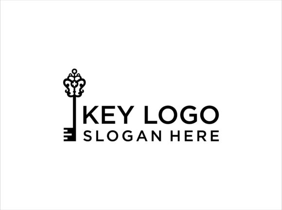 Download Luxury Key Logo White Background - Logo Collection