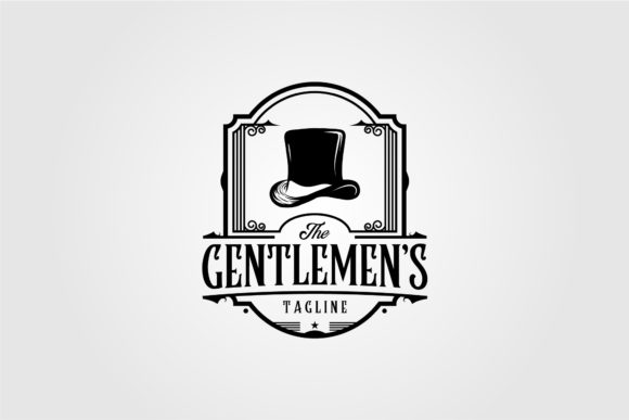 Download Vintage Gentlemen Logo Vector Design - Logo Collection