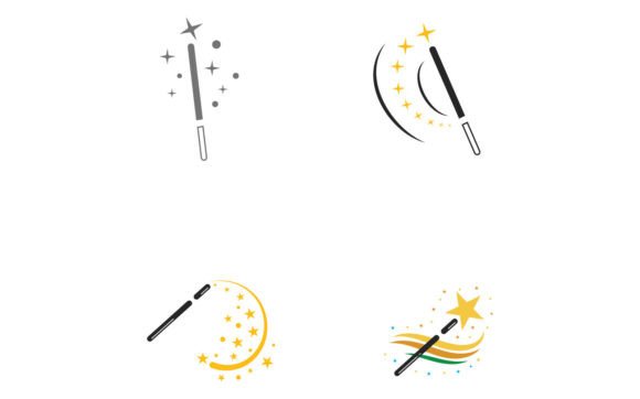 Download Vector Magic Wand Logo Icon - Logo Collection