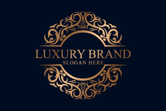 Download Vintage Luxury Brand Ornamental Logo - Logo Collection