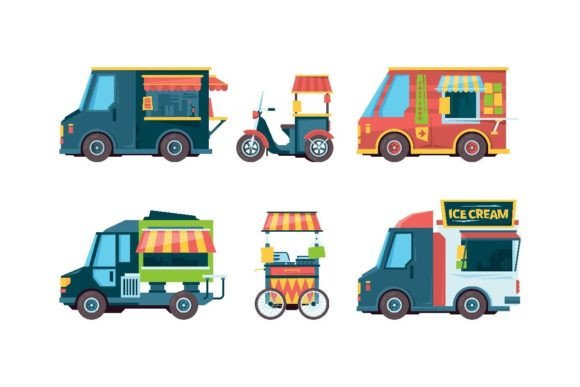 Download Food Truck. Pushcart Picking Transport - Transport Collection