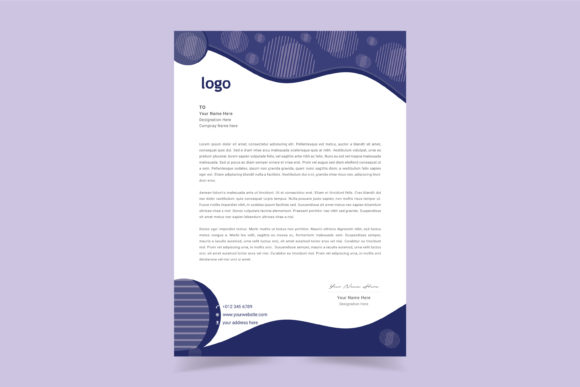 Download Simple Creative Letter Head Template - Template Collection
