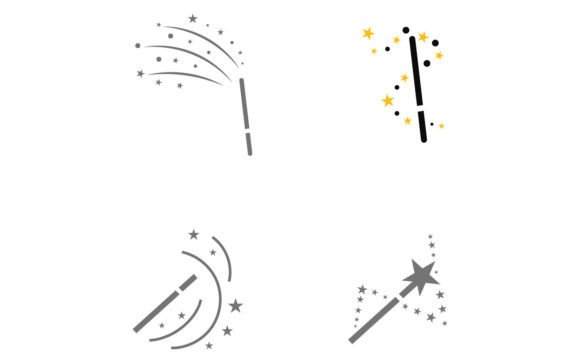 Download Vector Magic Wand Logo Icon - Logo Collection