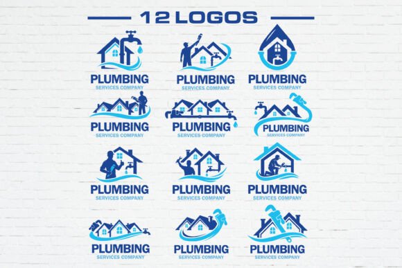 Download Plumbing Business Logo Bundle - Logo Collection